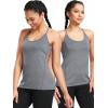 image:imageNELEUS Womens Workout Tank Top Racerback Yoga Tanks Athletic Gym Shirts8057 BlackGreyWhite 3 Pack