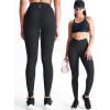 image:imageNELEUS Womens Yoga Pant Tummy Control High Waist Running Leggings with Pocket9124 BlackGreyGrayish Blue 3 Pack