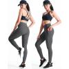 image:imageNELEUS Womens Yoga Pant Tummy Control High Waist Running Leggings with Pocket9124 BlackGreyGrayish Blue 3 Pack