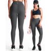 image:imageNELEUS Womens Yoga Pant Tummy Control High Waist Running Leggings with Pocket9124 BlackGreyNavy Blue 3 Pack