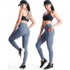 image:imageNELEUS Womens Yoga Pant Tummy Control High Waist Running Leggings with Pocket9124 BlackGreyNavy Blue 3 Pack