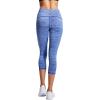 image:imageNELEUS Womens Yoga Running Capris Tummy Control High Waist Workout Pants9034 BlackGreyBlue 3 Pack