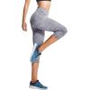 image:imageNELEUS Womens Yoga Running Capris Tummy Control High Waist Workout Pants9034 BlackGreyBlue 3 Pack