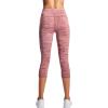 image:imageNELEUS Womens Yoga Running Capris Tummy Control High Waist Workout Pants9034 BlackGreyRed 3 Pack