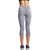 image:imageNELEUS Womens Yoga Running Capris Tummy Control High Waist Workout Pants9034 BlackGreyRed 3 Pack