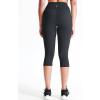 image:imageNELEUS Womens Yoga Running Capris Tummy Control High Waist Workout Pants9123 BlackBlackBlack  3 Pack