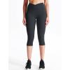image:imageNELEUS Womens Yoga Running Capris Tummy Control High Waist Workout Pants9123 BlackGreyGrayish Blue  3 Pack