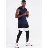 image:imageNeleus Mens Workout Tank Tops 3 Pack Sleeveless Running Shirts with Hoodie5098 BlackGreyNavy Blue 3 Pack