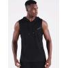 image:imageNeleus Mens Workout Tank Tops 3 Pack Sleeveless Running Shirts with Hoodie5098 BlackGreyOlive Green 3 Pack