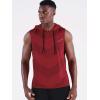 image:imageNeleus Mens Workout Tank Tops 3 Pack Sleeveless Running Shirts with Hoodie5098 BlackGreyRed 3 Pack