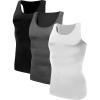 802# 3 Pack:black/Grey/White
