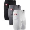 6072 Black/Grey/White 3 Pack