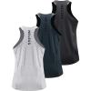 image:imageNELEUS Mens 3 Pack Running Tank Top Dry Fit YBack Athletic Workout Tank Tops5069 Grey BlackSlate GrayLight Grey 3 Pack
