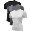 5011# 3 Pack: Black grey white
