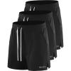 image:imageNELEUS Mens 7 inch Running Shorts Athletic Gym Workout Shorts with Pockets3d Honeycomb Fabric BlackBlackBlack