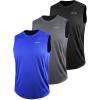 image:imageNELEUS Mens Dry Fit Workout Running Muscle Tank Top5042 BlackGreyBlue