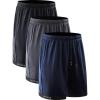 6095 Black/Grey/Navy Blue 3 Pack