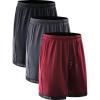 6095 Black/Grey/Red 3 Pack