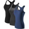 04# 3 Pack:black grey navy Blue