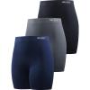 image:imageNELEUS Womens 4 3 Biker Short 3 Pack High Waist Athletic Shorts for Gym Yoga Running