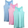 image:imageNELEUS Womens Workout Tank Top Racerback Yoga Tanks Athletic Gym Shirts06 Light BlueRose RedLight Green