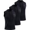 image:imageNeleus Mens Workout Tank Tops 3 Pack Sleeveless Running Shirts with Hoodie5098 BlackBlackBlack 3 Pack