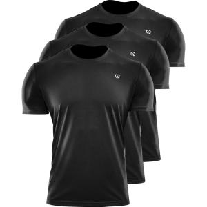 image:imageNELEUS Mens Dry Fit Mesh Athletic Shirts5017 BlackBlackBlack