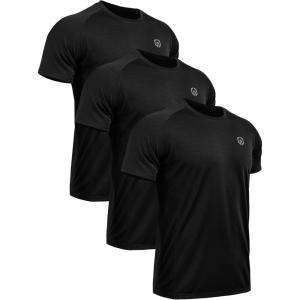 image:imageNELEUS Mens Dry Fit Mesh Athletic Shirts5033 3 Packblack