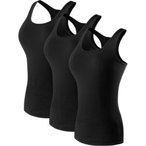 image:imageNELEUS Womens 3 Pack Compression Base Layer Dry Fit Tank Top04 3 Packblack