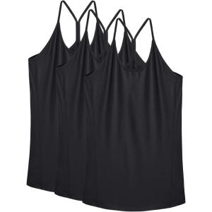 image:imageNELEUS Womens Workout Tank Top Racerback Yoga Tanks Athletic Gym Shirts8057 BlackBlackBlack 3 Pack