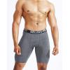 image:imageNELEUS Mens 3 Pack Running Compression Shorts with Pockets6063 BlackGreyNavy Blue 3 Pack