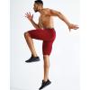 image:imageNELEUS Mens 3 Pack Running Compression Shorts with Pockets6063 BlackGreyRed 3 Pack