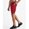 image:imageNELEUS Mens 3 Pack Running Compression Shorts with Pockets6063 BlackGreyRed 3 Pack