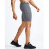 image:imageNELEUS Mens 3 Pack Running Compression Shorts with Pockets6063 BlackGreyWhite 3 Pack