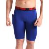 image:imageNELEUS Mens 3 Pack Running Compression Shorts with Pockets6064 BlackGreyBlue 3 Pack