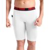image:imageNELEUS Mens 3 Pack Running Compression Shorts with Pockets6064 BlackGreyWhite 3 Pack