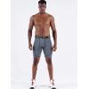 image:imageNELEUS Mens 3 Pack Running Compression Shorts with Pockets6082 BlackGreyBlue 3 Pack