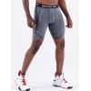 image:imageNELEUS Mens 3 Pack Running Compression Shorts with Pockets6082 BlackGreyRed 3 Pack
