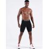 image:imageNELEUS Mens 3 Pack Running Compression Shorts with Pockets6082 BlackGreyWhite 3 Pack