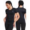 image:imageNELEUS Womens 3 Pack Athletic Running Shirt Workout Compression Shirts8017 BlackGreyBurgundy