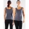 image:imageNELEUS Womens 3 Pack Compression Tank Top Support Yoga Bra with Cups Athletic Running Shirts8087 BlackBlueRed