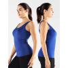 image:imageNELEUS Womens 3 Pack Compression Tank Top Support Yoga Bra with Cups Athletic Running Shirts8087 BlackBlueRed