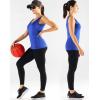 image:imageNELEUS Womens 3 Pack Compression Tank Top Support Yoga Bra with Cups Athletic Running Shirts8199 BlackGreyBlue