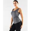 image:imageNELEUS Womens 3 Pack Compression Tank Top Support Yoga Bra with Cups Athletic Running Shirts8199 BlackGreyWhite