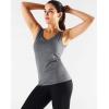 image:imageNELEUS Womens 3 Pack Compression Tank Top Support Yoga Bra with Removable Cups Athletic Running Shirts8199BlackGreyWhiteM