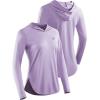 image:imageNELEUS Womens Sun Protection Running Shirts Workout Athletic Shirts with Hoods8090 PinkBluePurple 3 Pack