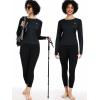 image:imageNELEUS Womens UPF 50 Long Sleeve Shirt Workout Running Tops Hiking8502 BlackBlackBlack 3 Pack
