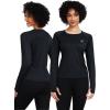 image:imageNELEUS Womens UPF 50 Long Sleeve Shirt Workout Running Tops Hiking8502 BlackBlackBlack 3 Pack