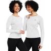 image:imageNELEUS Womens UPF 50 Long Sleeve Shirt Workout Running Tops Hiking8502 BlackBlueWhite 3 Pack