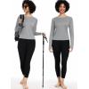image:imageNELEUS Womens UPF 50 Long Sleeve Shirt Workout Running Tops Hiking8502 BlackGreyNavy Blue 3 Pack